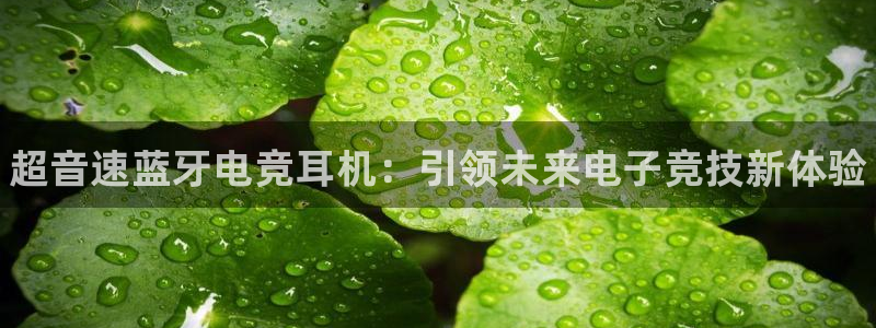 完美电竞竞技平台：超音速蓝牙电竞耳机：引领未来电子竞技新体验