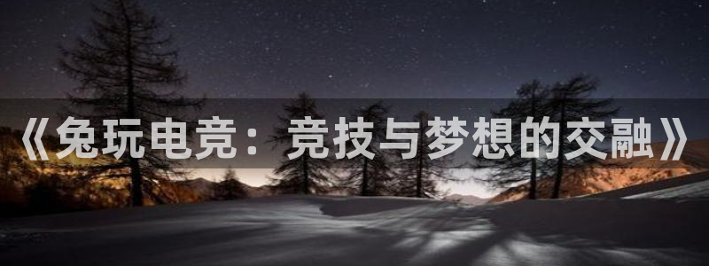 完美电竞世界平台下载：《兔玩电竞：竞技与梦想的交融》